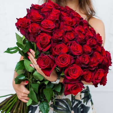Букет из 51 розы(любой цвет или микс)